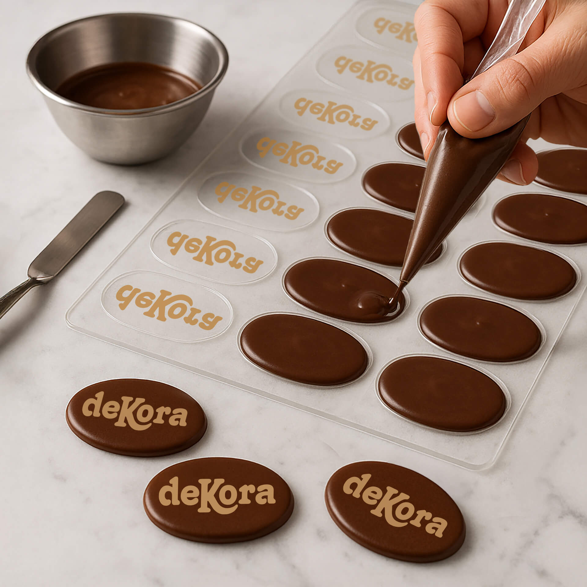 Personaliza y decora tus recetas con nuestras personalizaciones de chocolate 🍫