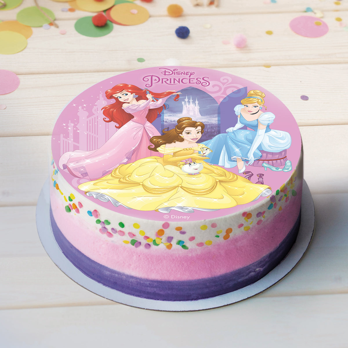 DISCHI CIALDA FOIL PRINCIPPESSE DISNEY 20CM