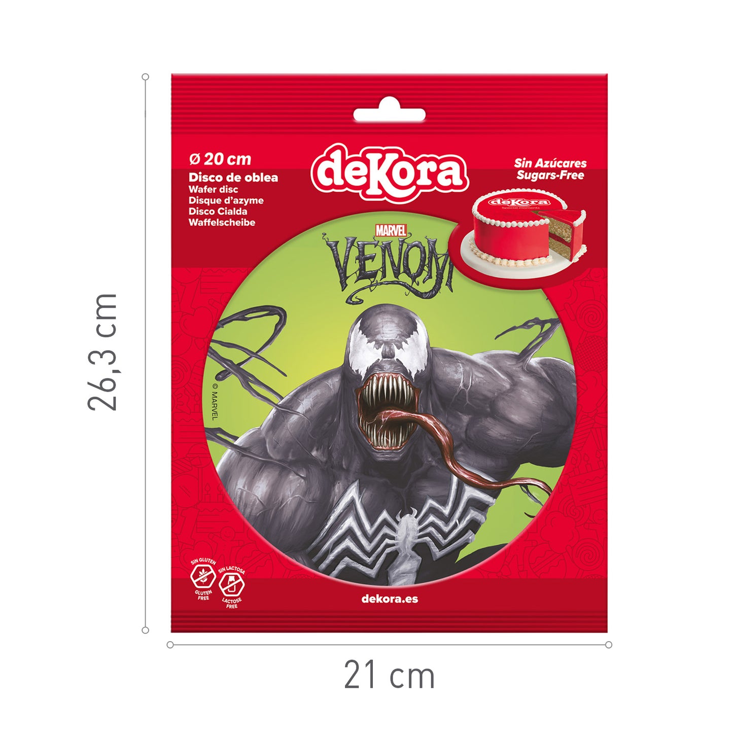 DISQUE AZYME VENOM 20CM