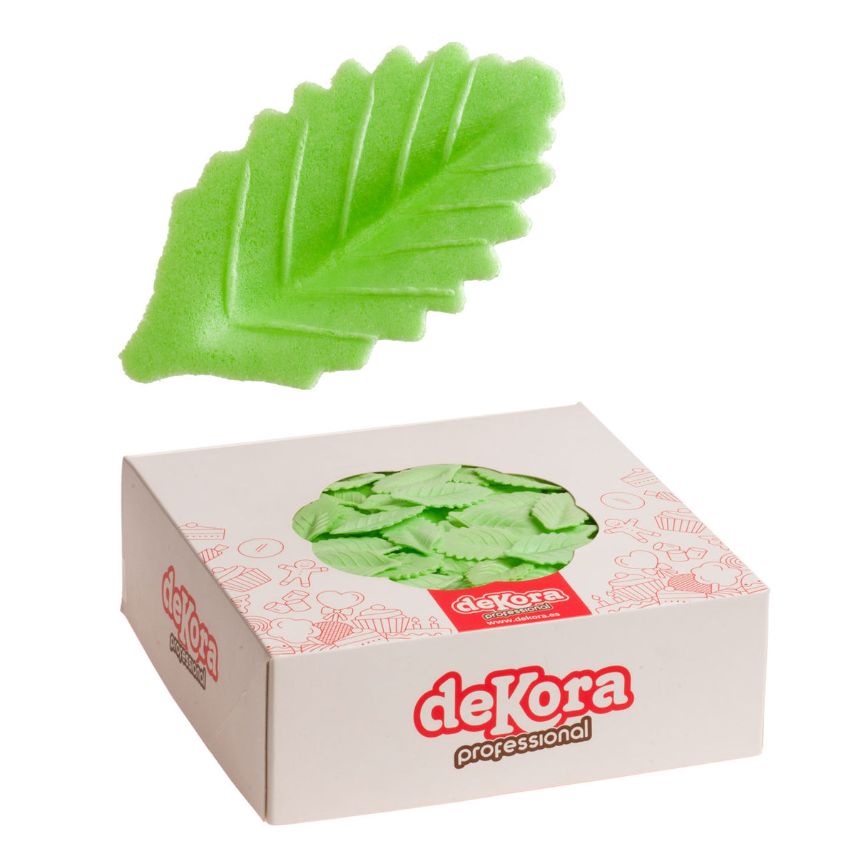 1000 WAFER CLEAR GREEN LEAF 4,5 CM