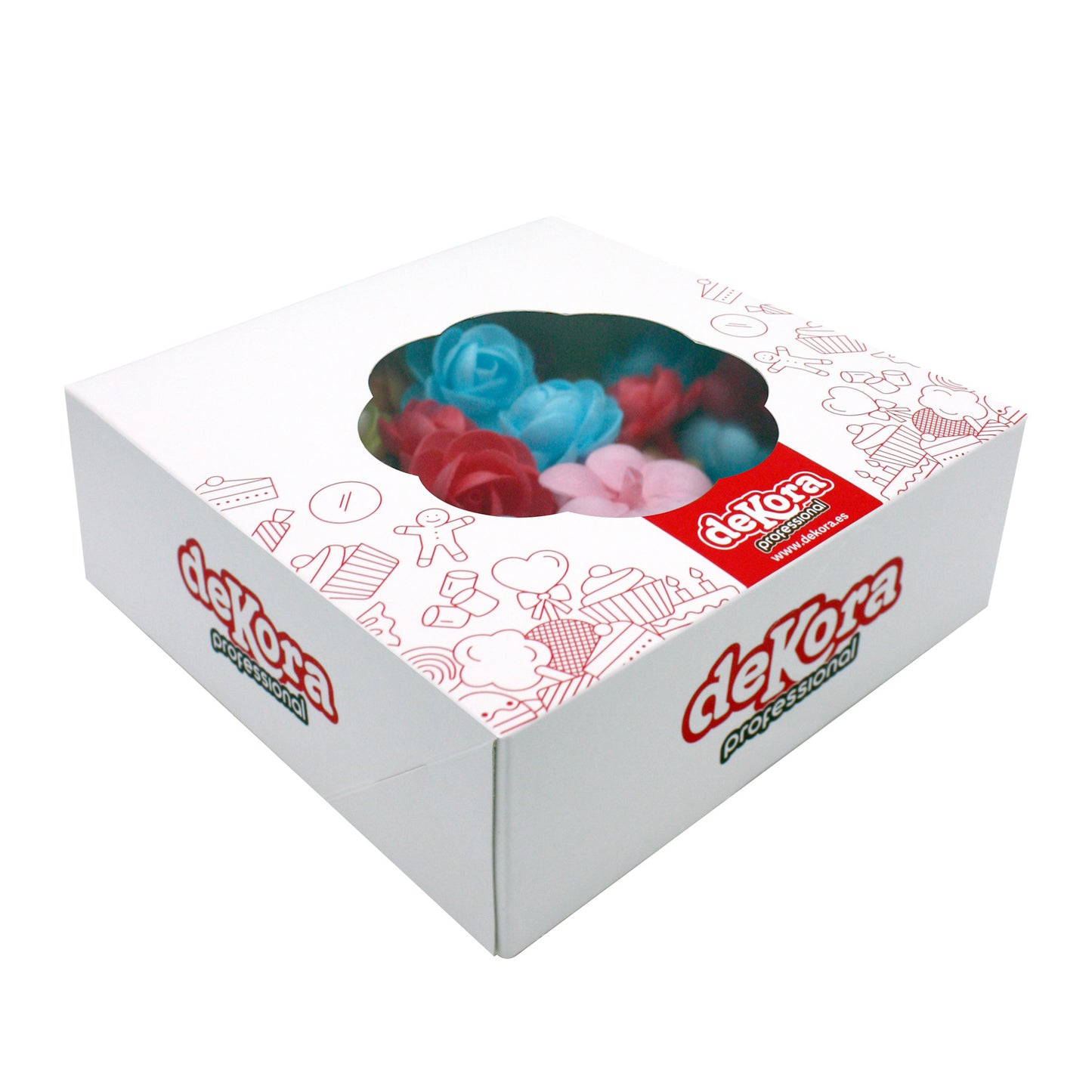 ASSORTIMENT DE ROSES SANS FEUILLE 4,5CM