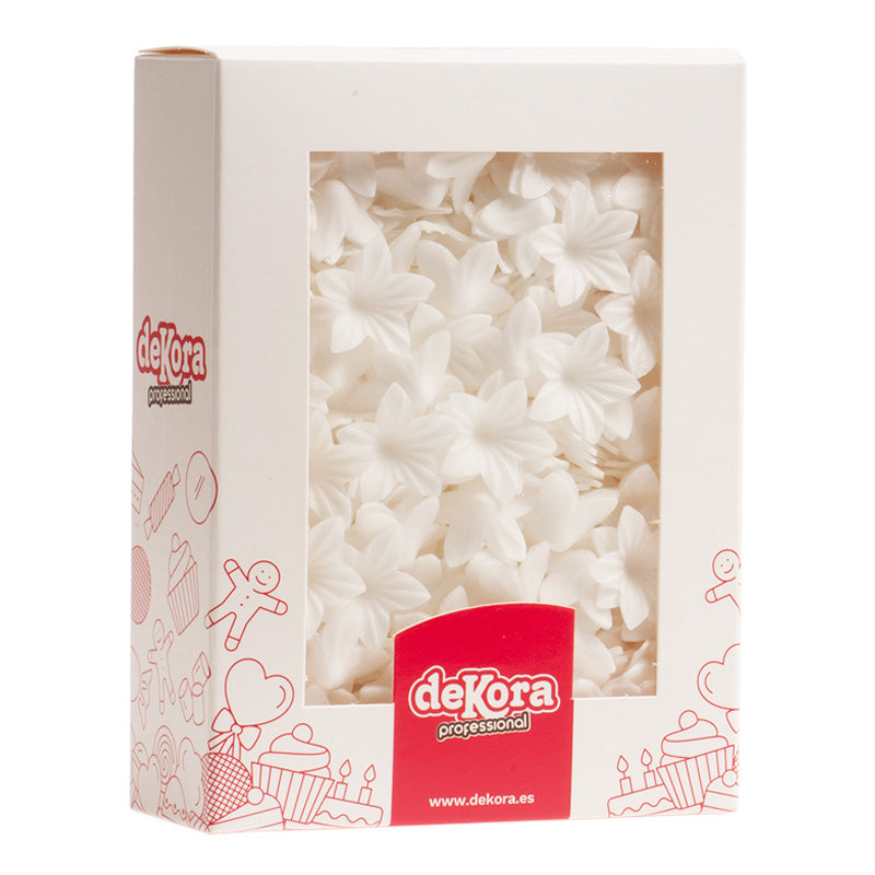 PEARL WHITE WAFER LILIES 2 CM