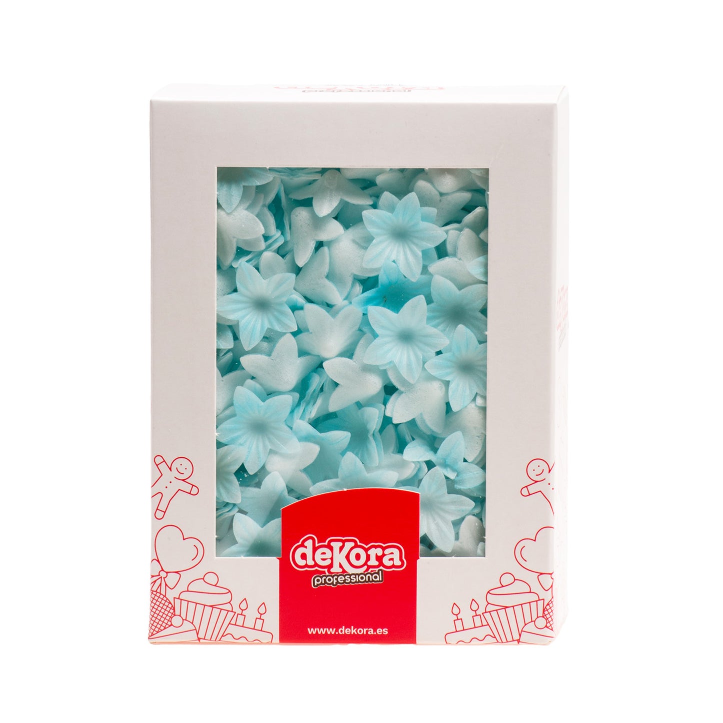 MINI FLEUR EN AZYME BLEU Ø 2CM