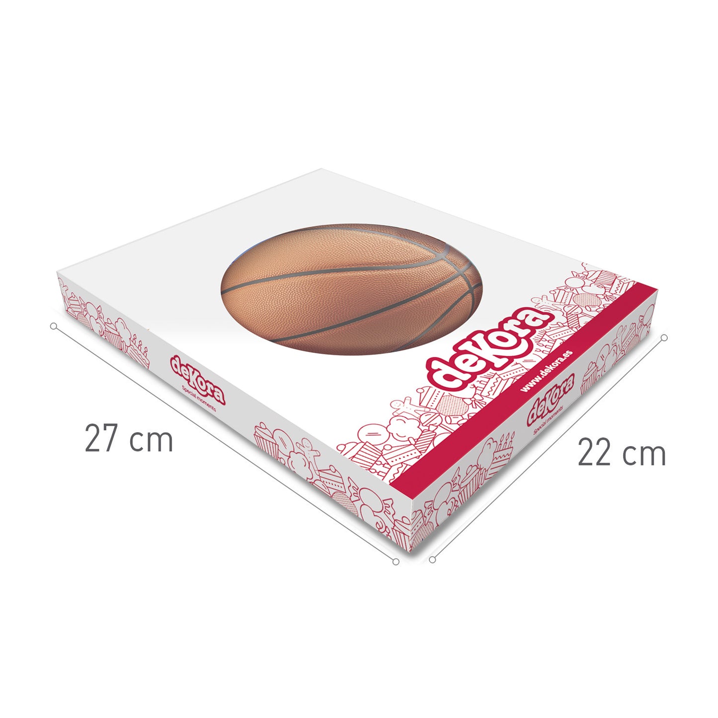 DISCO IN CIALDA DA BASKET 20CM