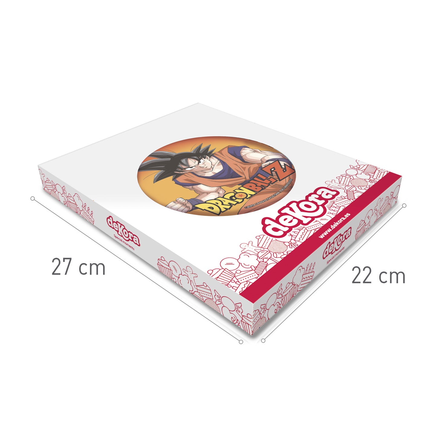 DISCO HOSTIA BOLO DRAGON BALL 20CM
