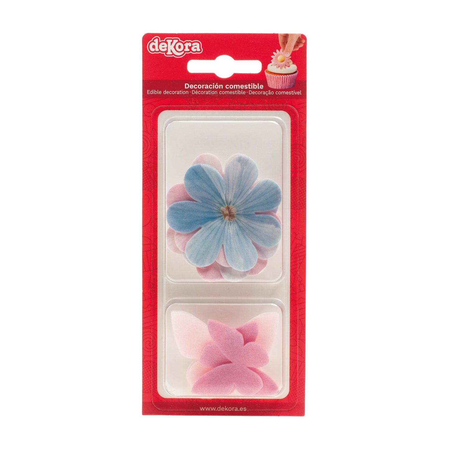 BLISTER MIX WAFER FLOWERS AND BUTTERFLIES