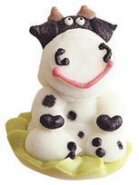 FARM ANIMALS JELLY FIGURINES 4CM 3D