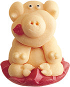 FARM ANIMALS JELLY FIGURINES 4CM 3D