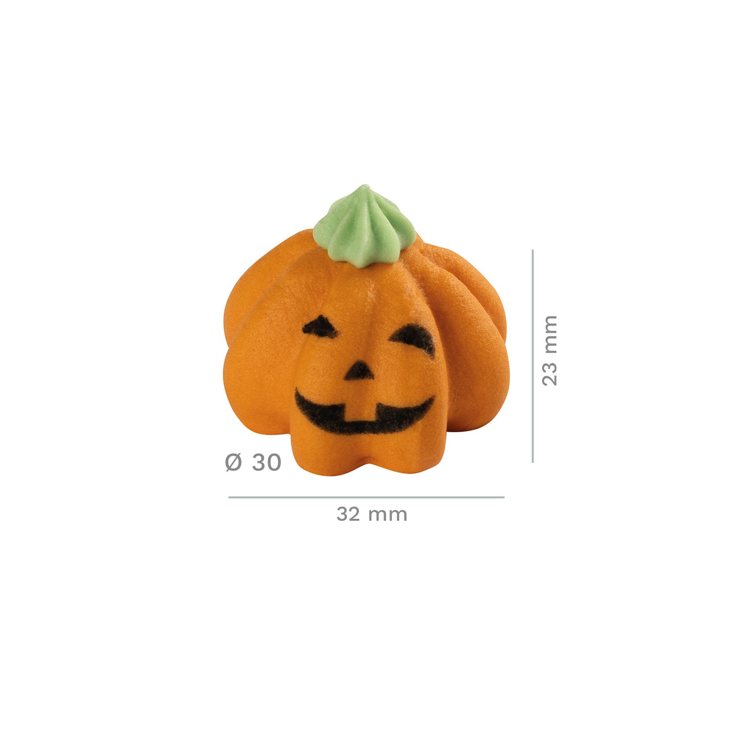 HALLOWEEN SUGAR CAKE DECORATION 4 DESIGNS 31X36MM