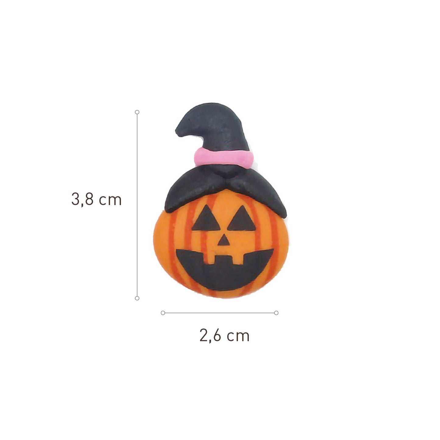SUCRE 2D 72 CITROUILLES AVEC CHAPEAU
