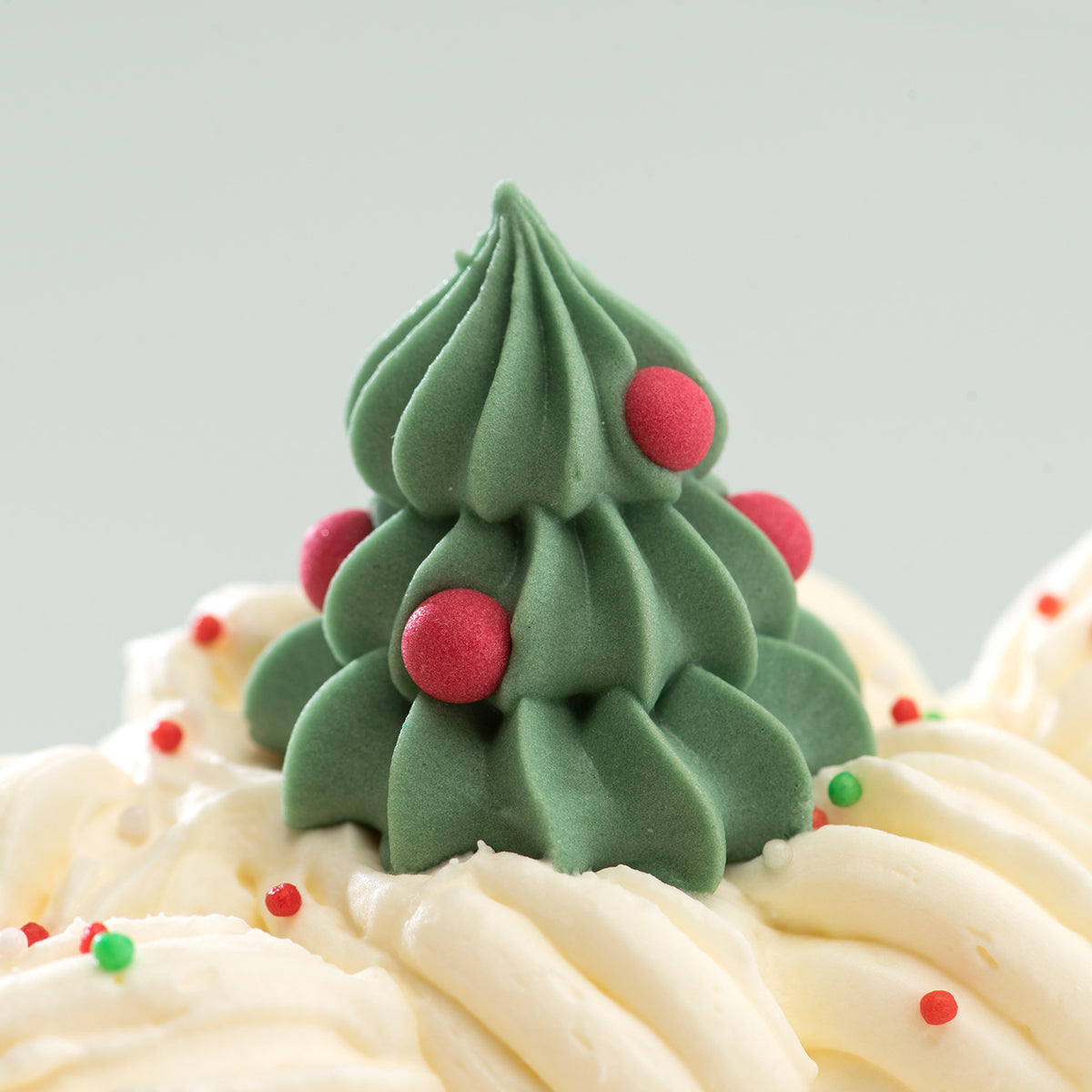 DECORATION SUCRE 3D PAPA NOEL, SAPIN ET BONHOMME DE NEIGE 3~4.5CM