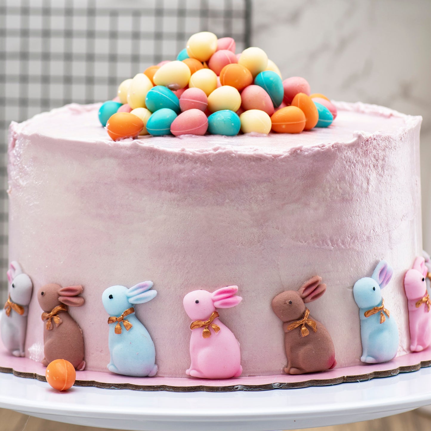 DECORACIÓN AZÚCAR CONEJITOS 5 COLORES 4CM