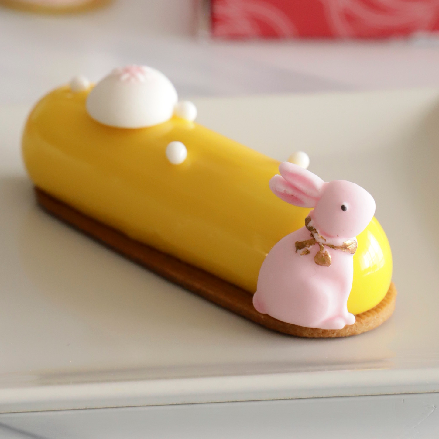 DECORACIÓN AZÚCAR CONEJITOS 5 COLORES 4CM