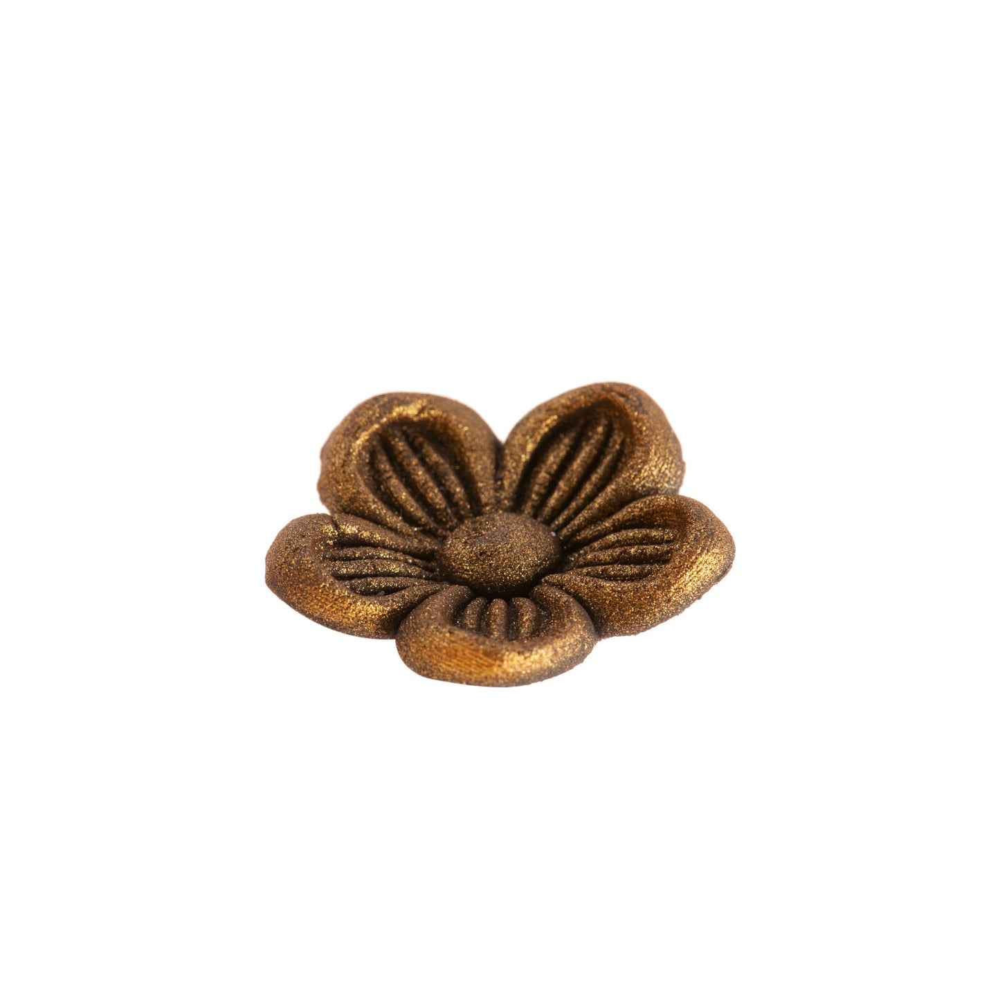 DECORAZIONE FIORE DI ZUCCHERO ORO, BORDEAUX, ORO NERO 1,5-2,