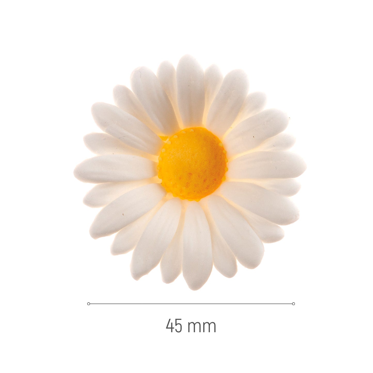 DÉCORATION EN SUCRE FLEUR DAISIES Ø 4.5CM