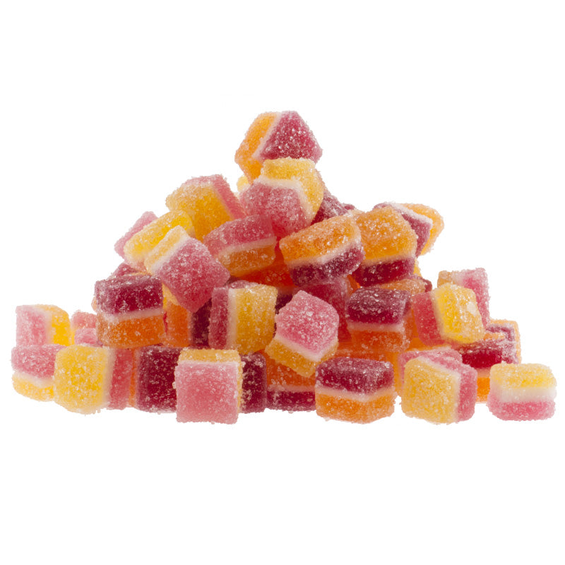 DECORACIÓN JELLY PARA TARTAS CUBOS 3 COLORES 10 MM