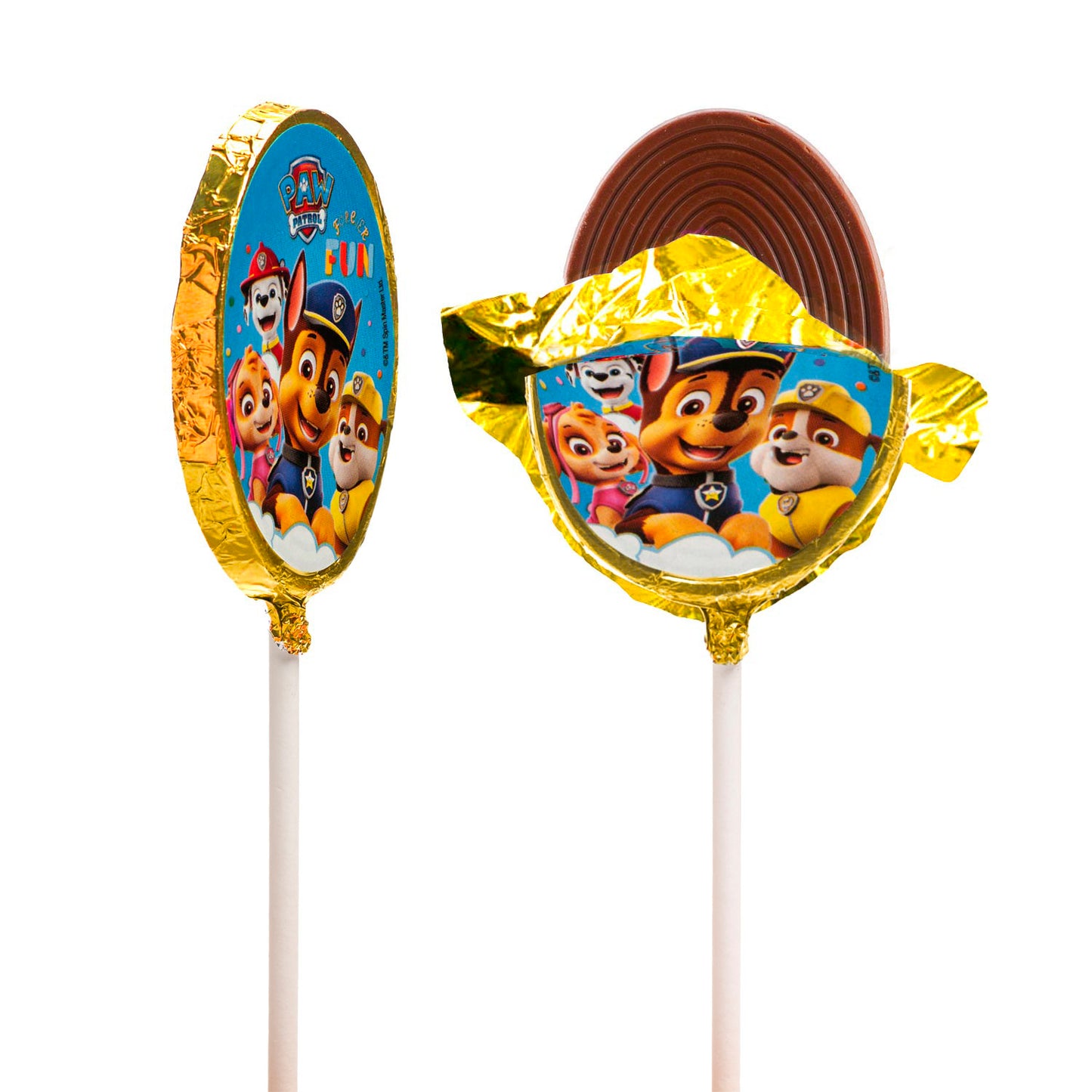 SUCETTES CHOCOLAT PAW PATROL 30GR
