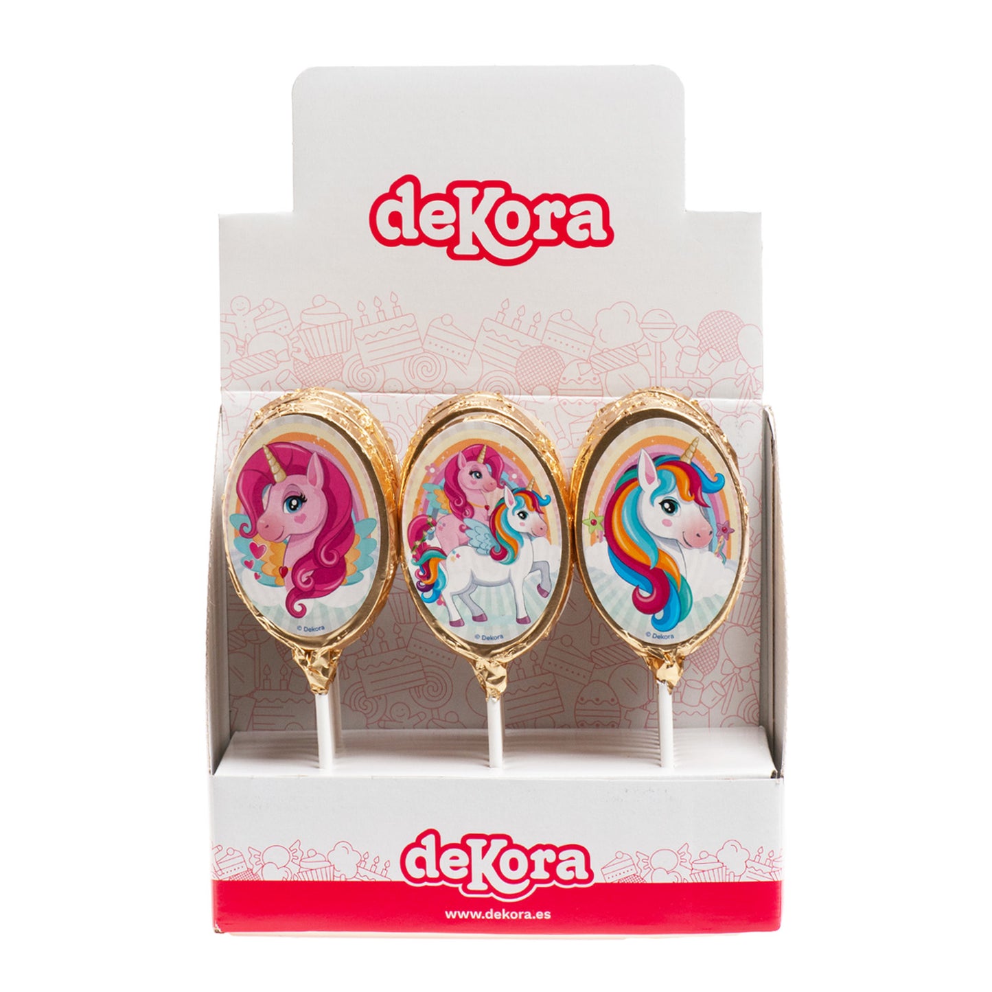 UNICORN CHOCOLATE LOLLIPOPS 30 gr