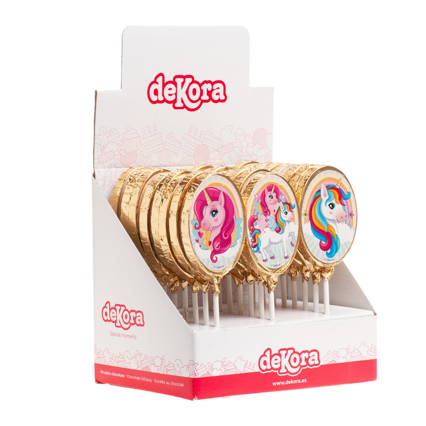 UNICORN CHOCOLATE LOLLIPOPS 30 gr