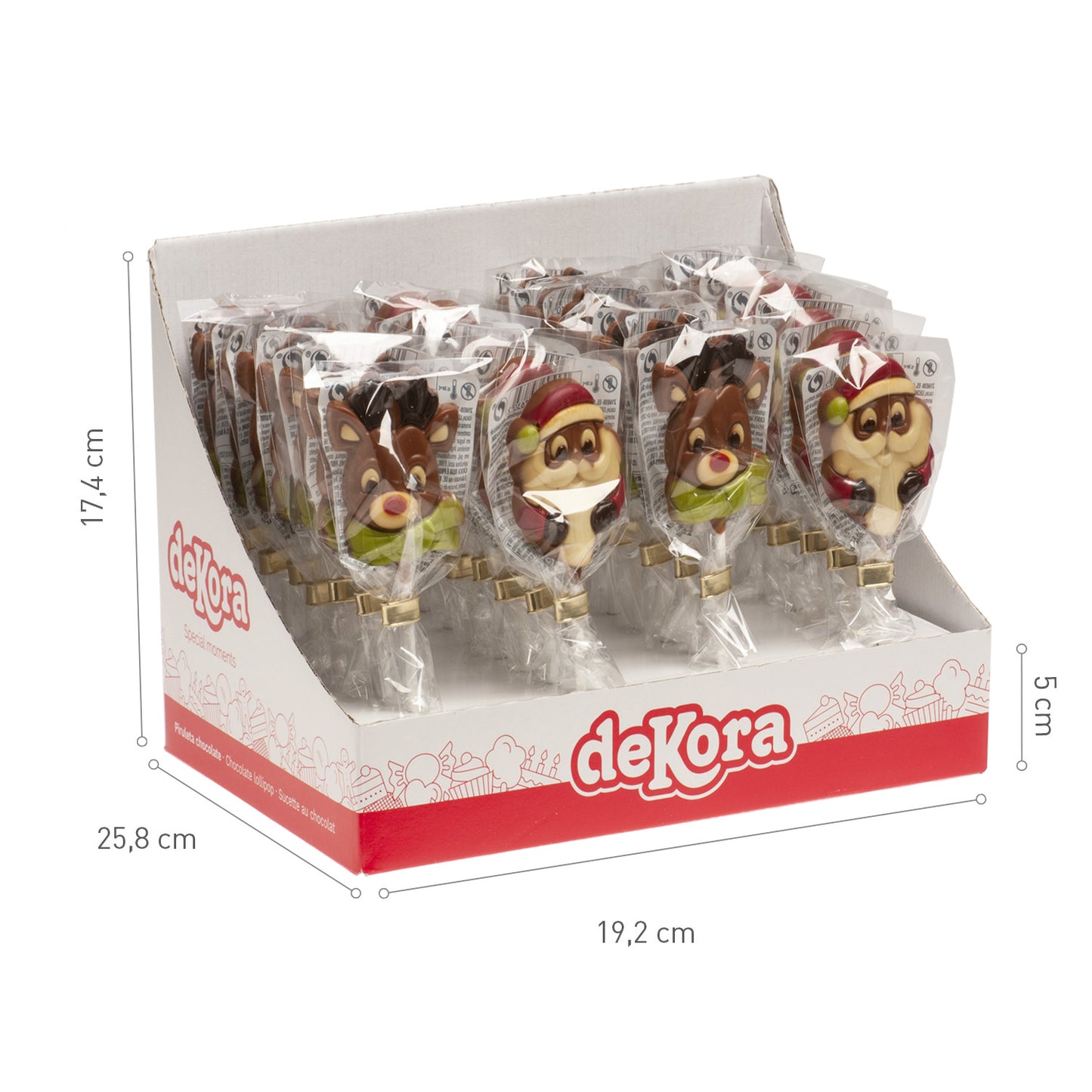 SUCETTES CHOCOLAT NOËL 20GR