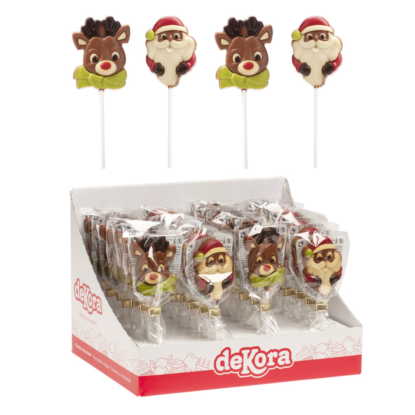 SUCETTES CHOCOLAT NOËL 20GR