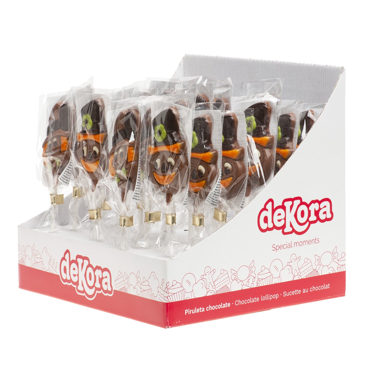 SUCETTES CHOCOLAT HALLOWEEN 20GR