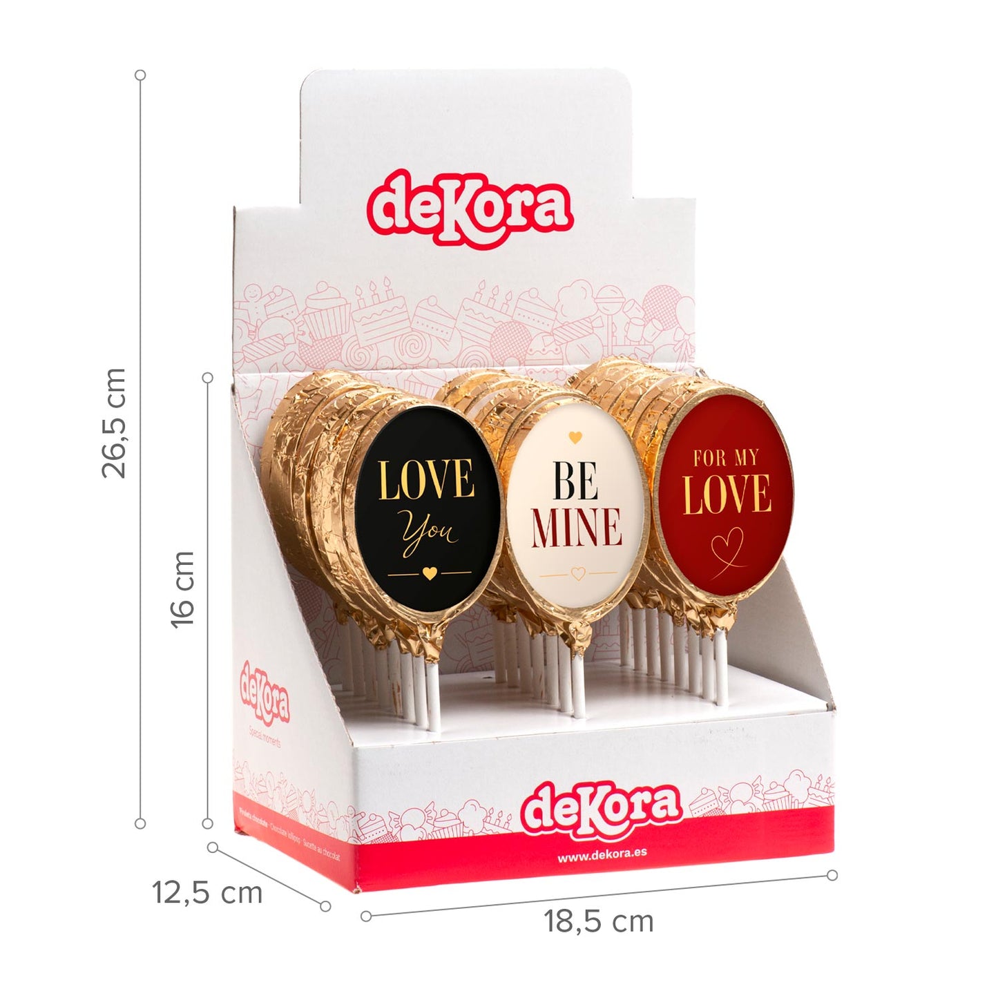 LECCA LECCA AL CIOCCOLATO MESSAGGIO DI SAN VALENTINO 30GR