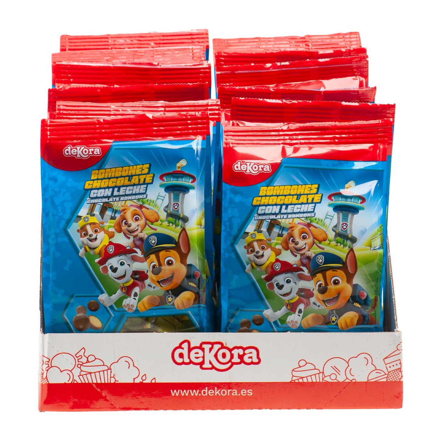 SACHET DE CHOCOLATS PAW PATROL 100 GR
