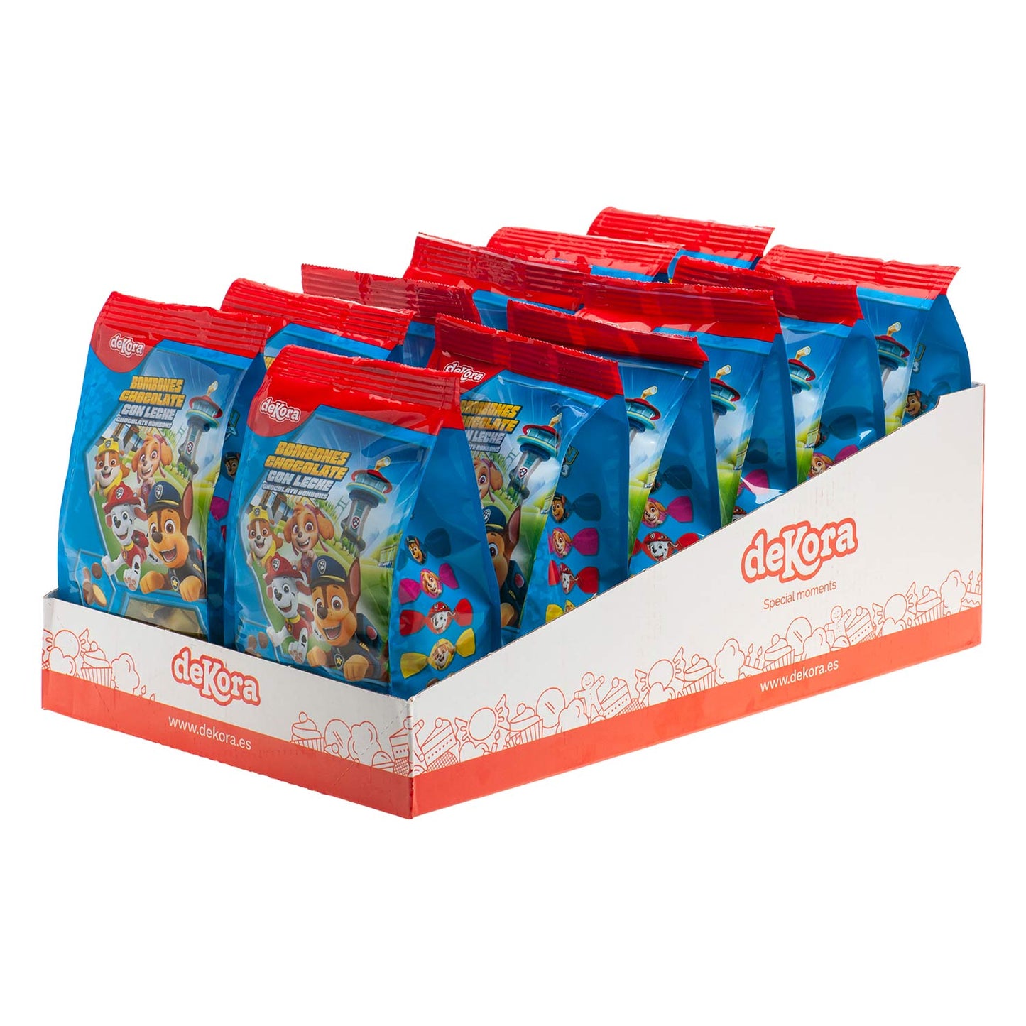 SACHET DE CHOCOLATS PAW PATROL 100 GR