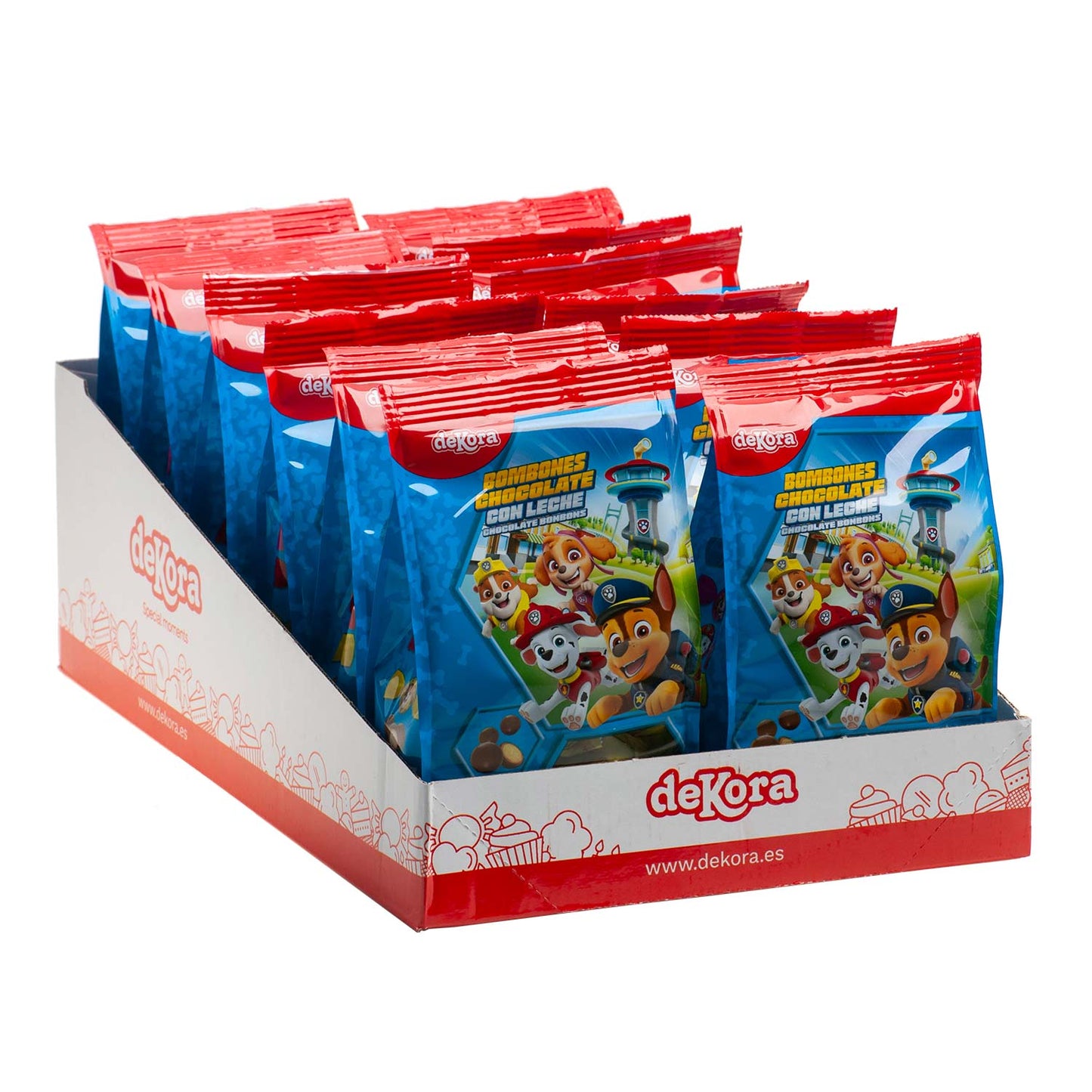 SACHET DE CHOCOLATS PAW PATROL 100 GR