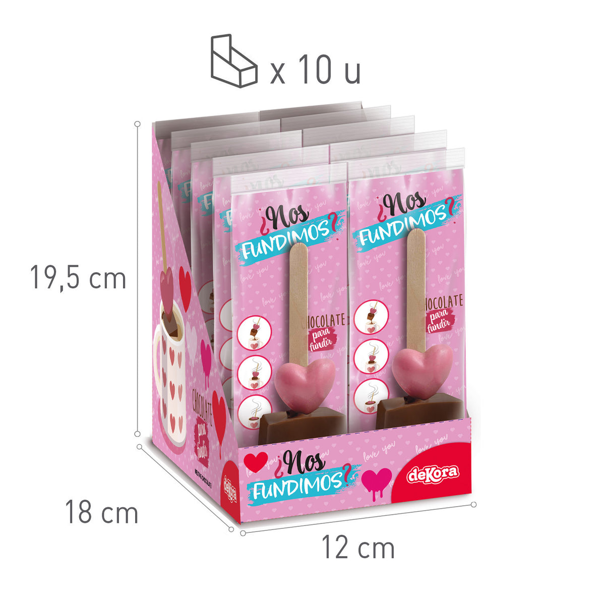 CHOCOLATE PARA DERRETER NO DIA DOS NAMORADOS