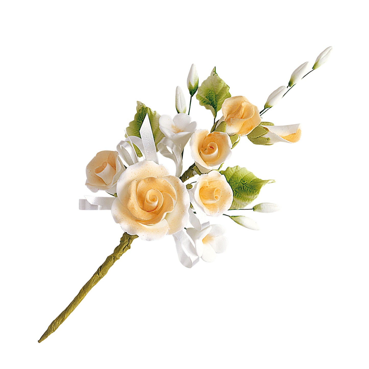 RAMOS DE FLORES PASTILLAJE COLORES SURTIDOS 14CM