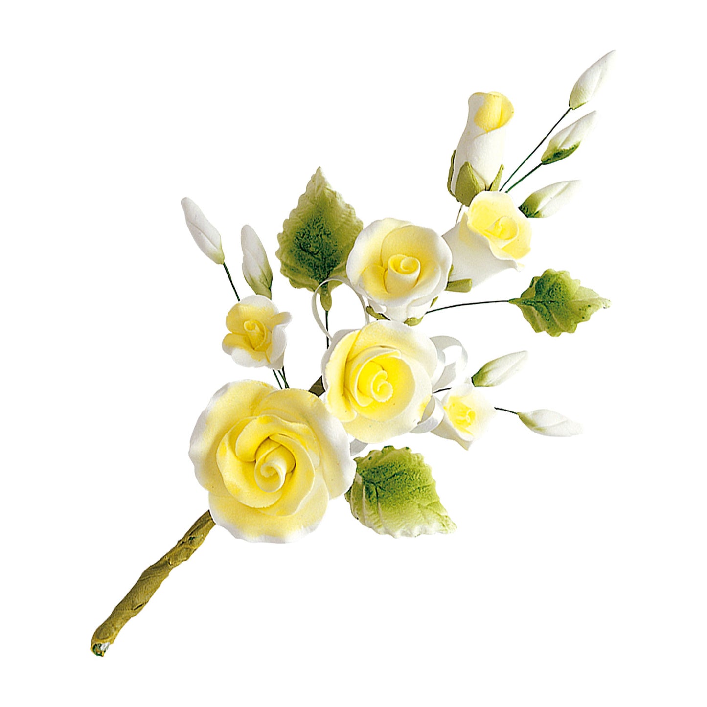 RAMOS DE FLORES PASTILLAJE COLORES SURTIDOS 14CM