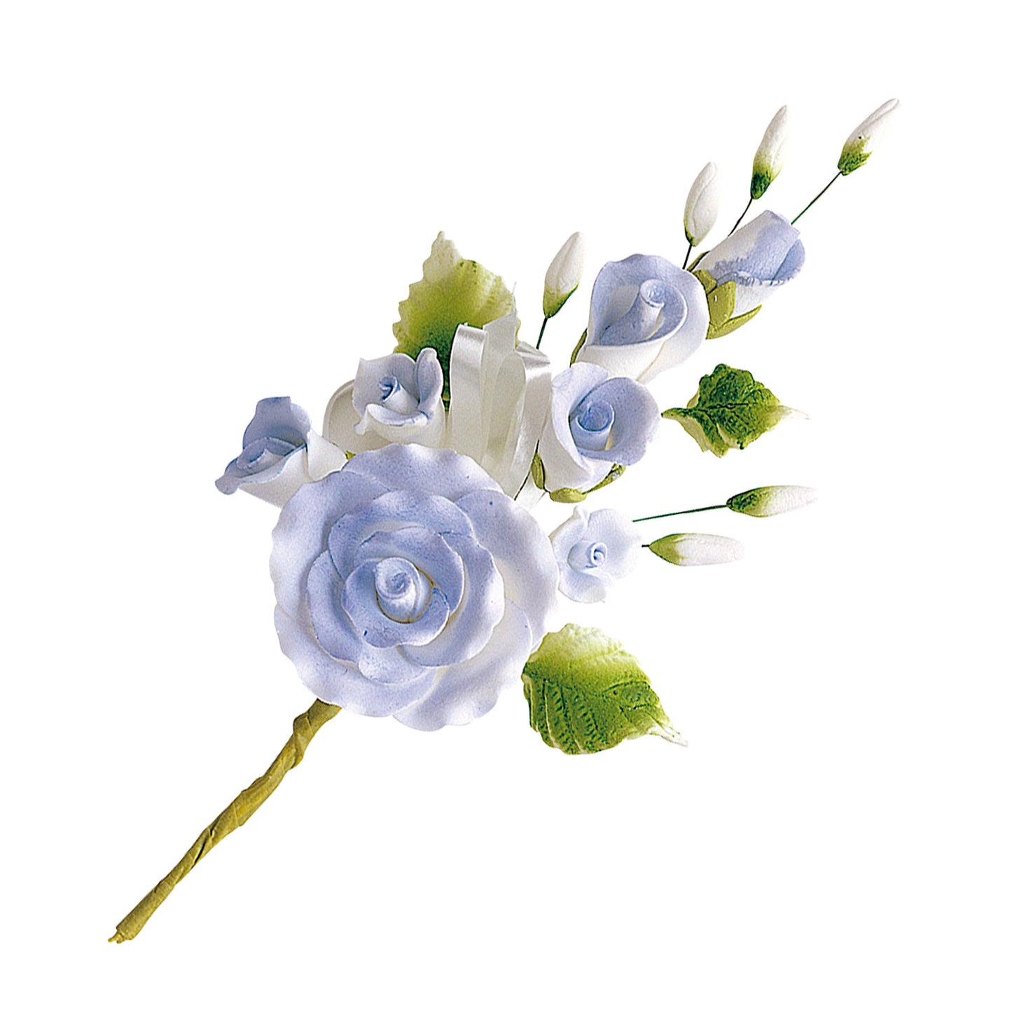 RAMOS DE FLORES PASTILLAJE COLORES SURTIDOS 14CM