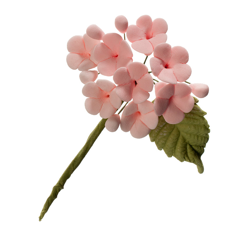 MINI SUGAR DECORATION BOUQUET OF BLUE & PINK FLOWERS 10.5CM