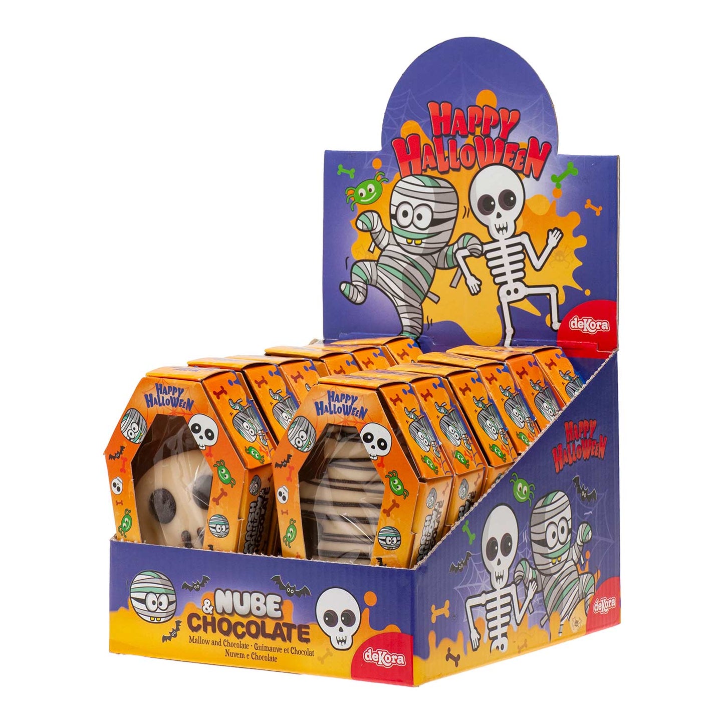 CHOCOLATS AVEC MALLOW MOMIE ET ??CRÂNE 30GR