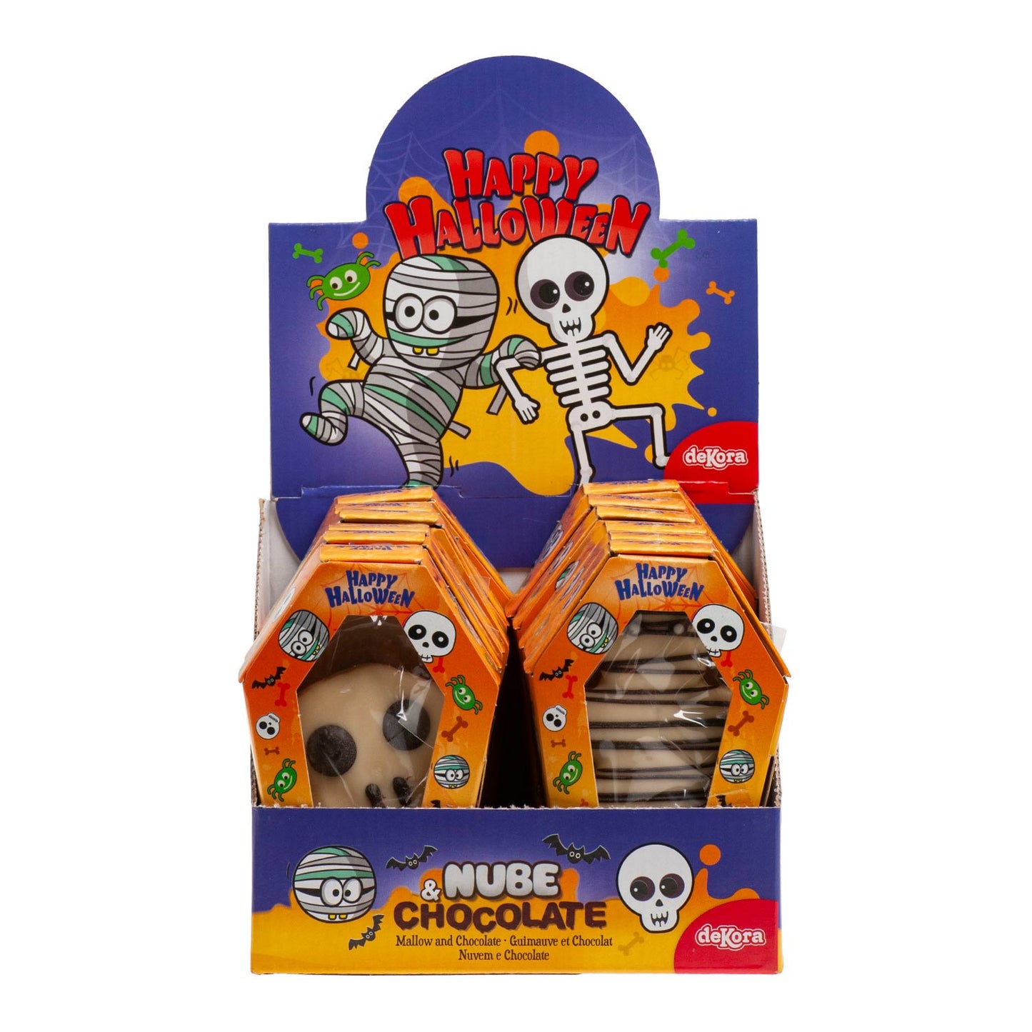CHOCOLATS AVEC MALLOW MOMIE ET ??CRÂNE 30GR
