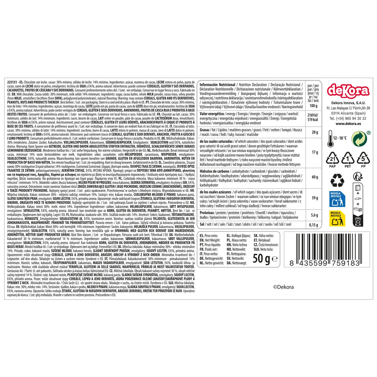 CALENDARIO DELL'AVVENTO TESIA CON CIOCCOLATINI 50GR