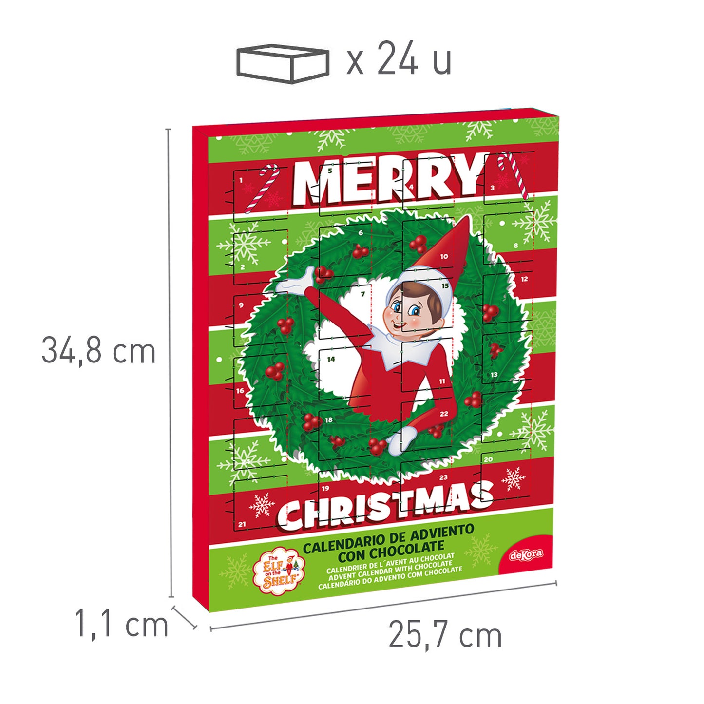 THE ELF ADVENT CALENDAR 50GR