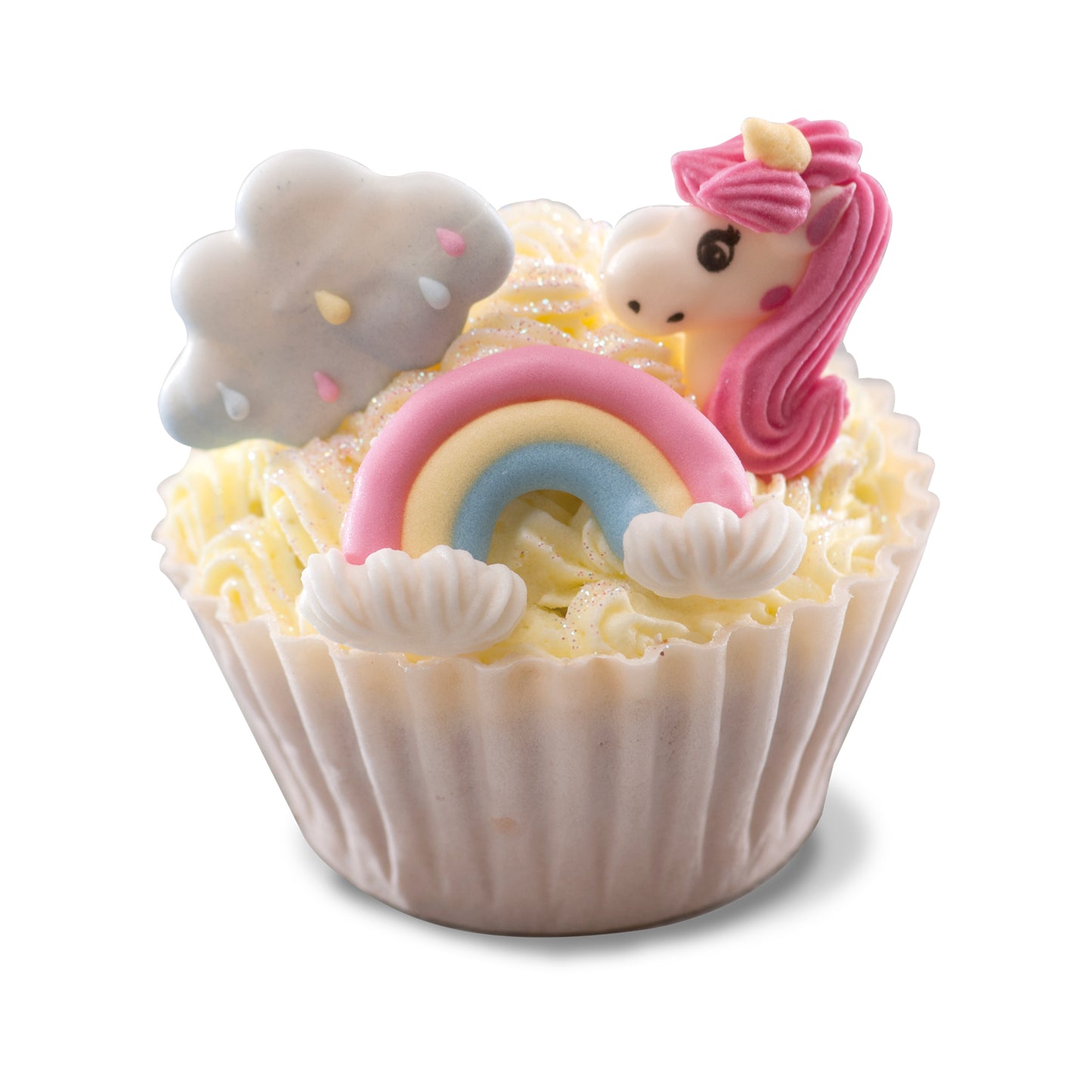 15 BLISTERS 8 PIECES SUGAR CAKE DECORATION UNICORN