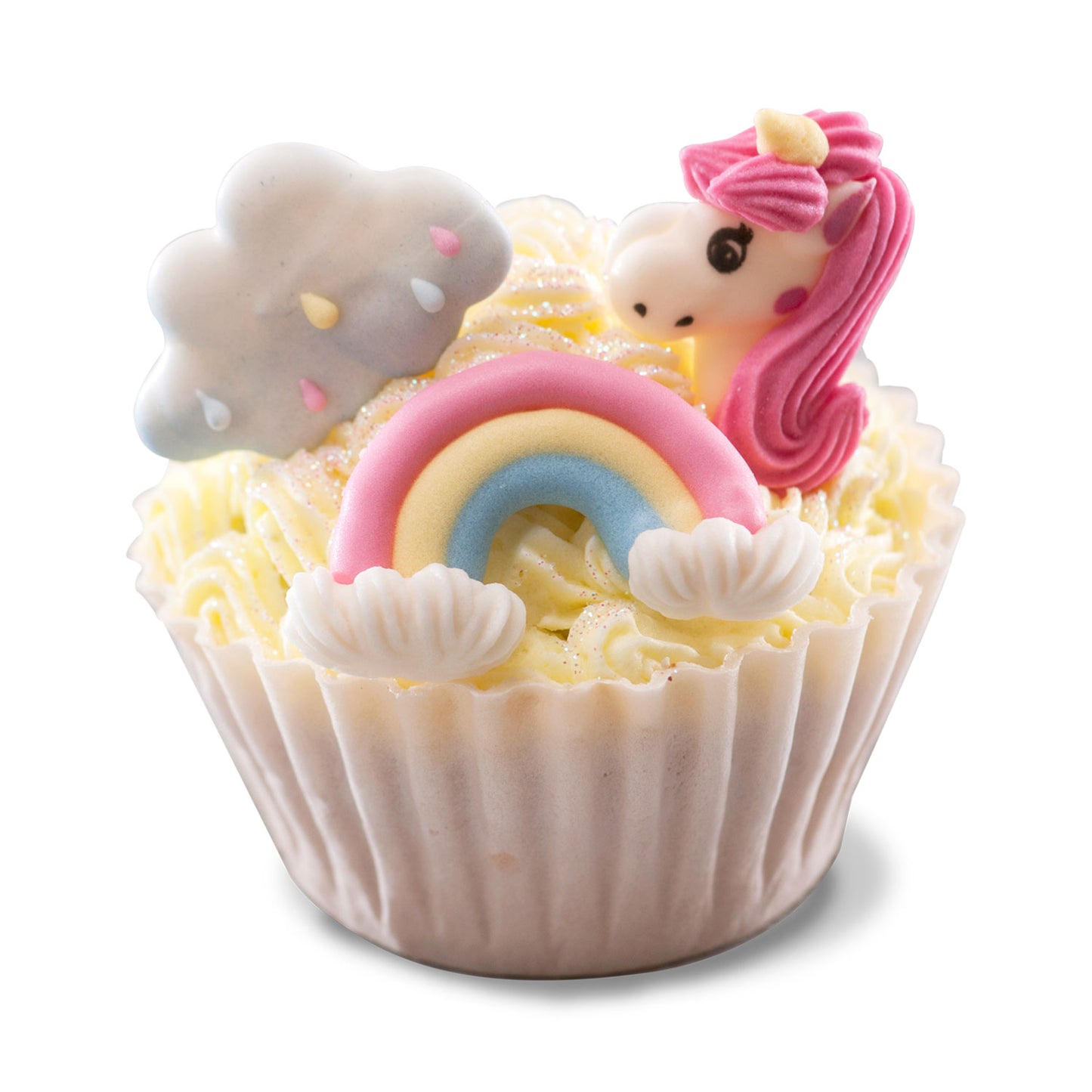 15 BLISTERS 8 PIECES SUGAR CAKE DECORATION UNICORN