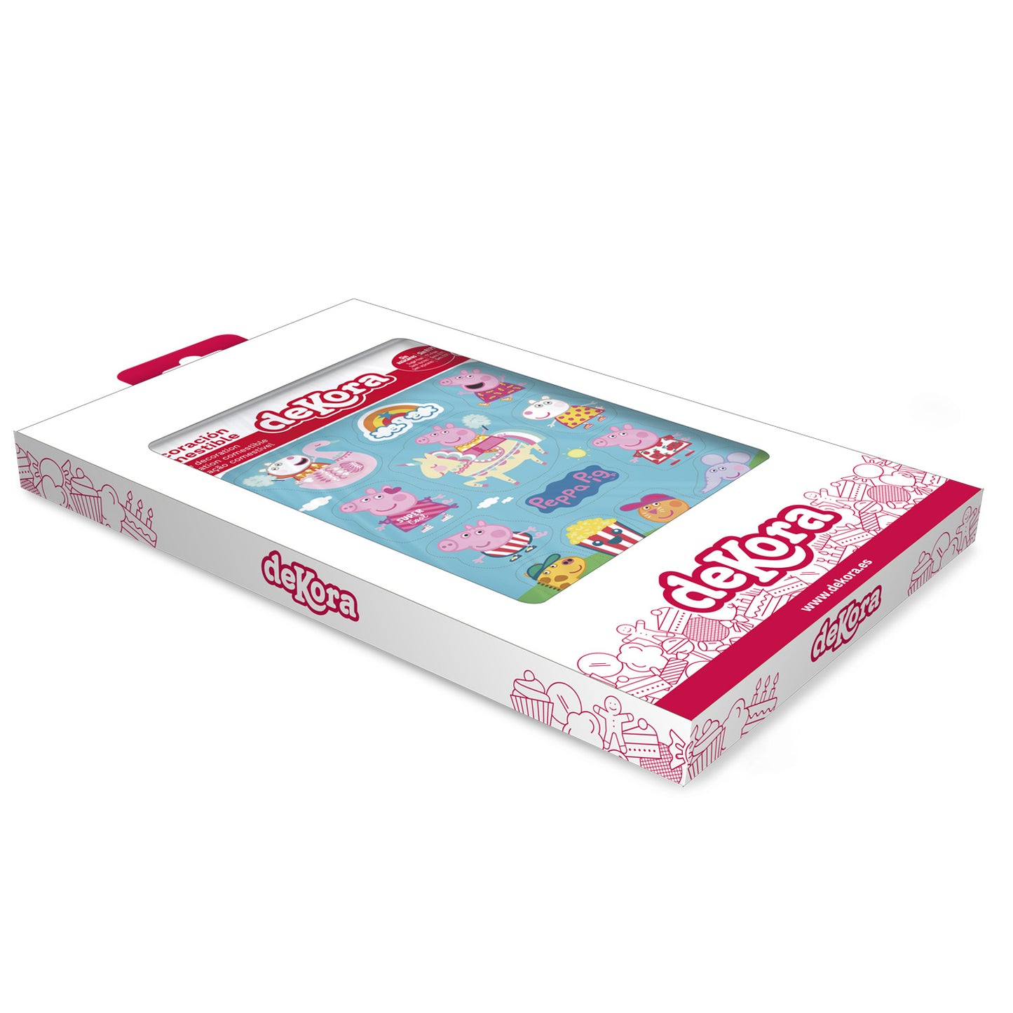 DECORAÇAO COMESTÍVEL PARA RECORTAR PEPPA PIG ZERO