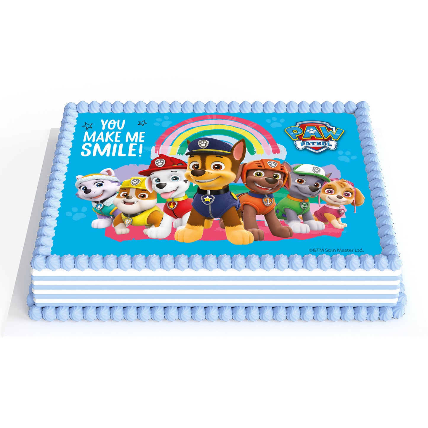 PAW PATROL FONDANT DECORATION CAKE 14,8X21CM