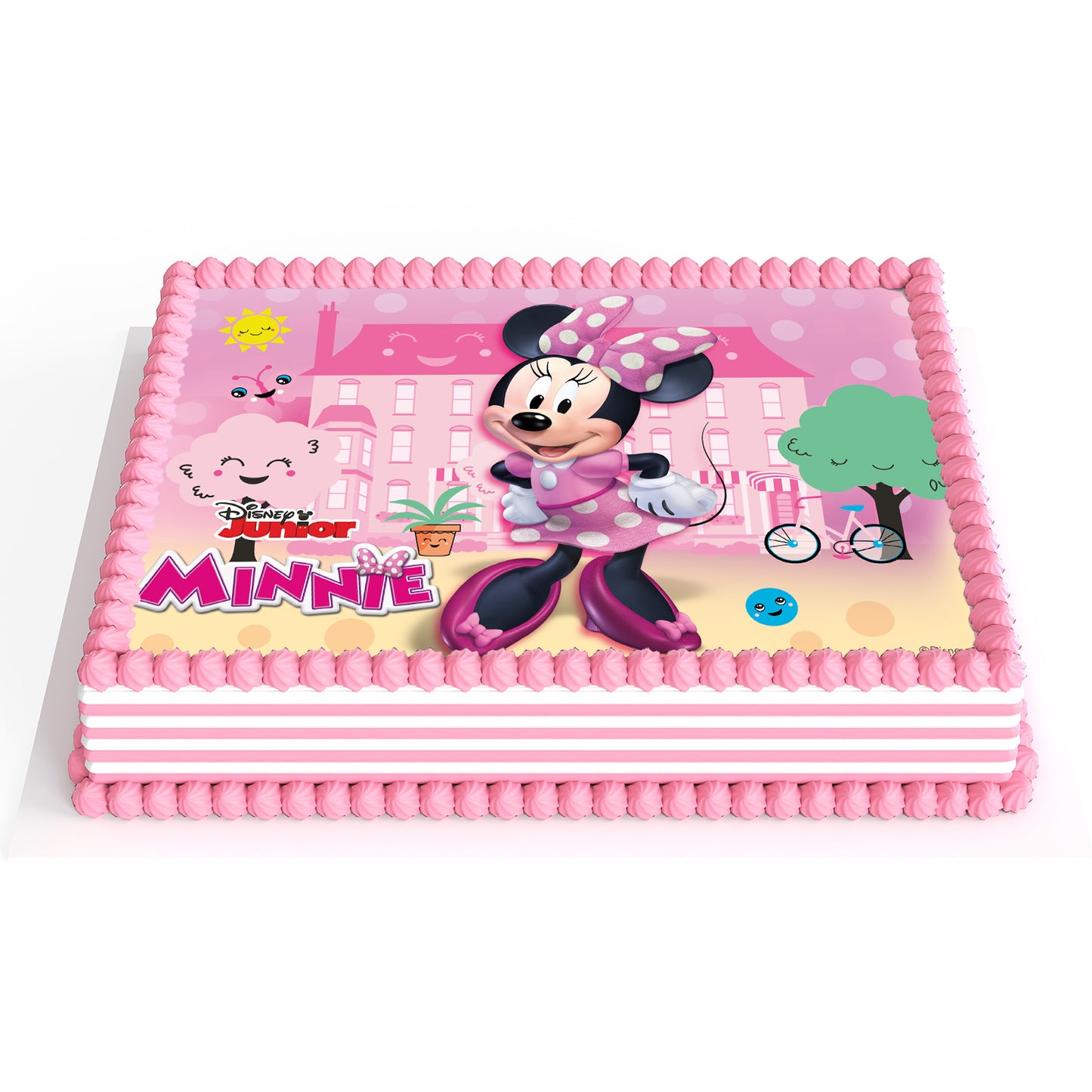LÁMINA COMESTIBLE TARTA MINNIE MOUSE A5 14,8X21CM