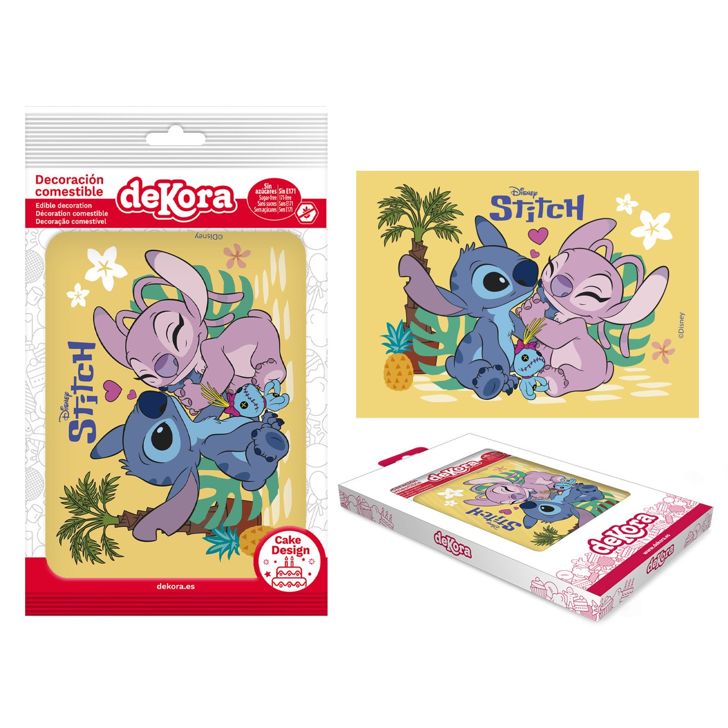 STITCH EDIBLE CAKE SHEET 14,8X21CM A5