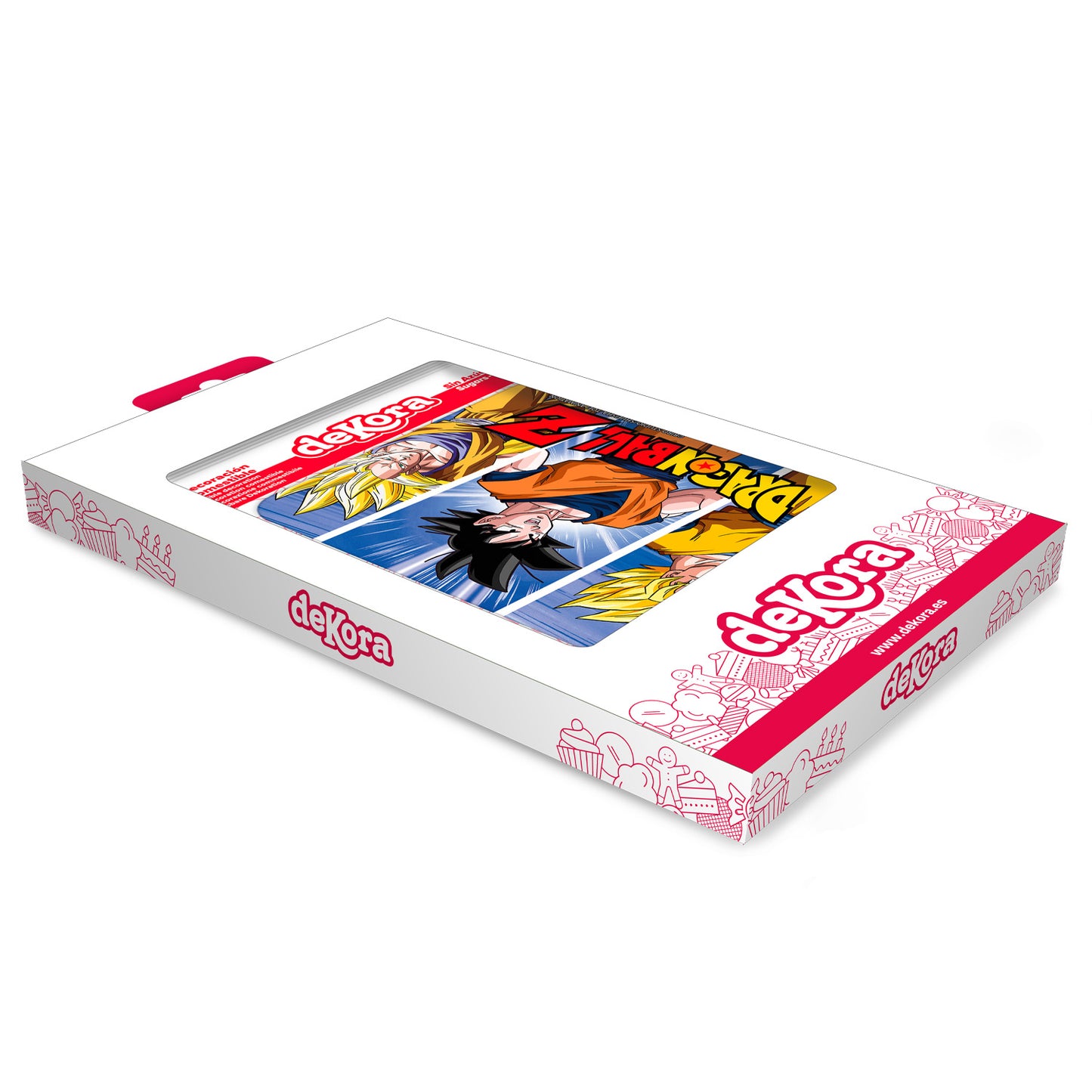 DRAGON BALL FONDANT DECORATION CAKE 14,8X21CM