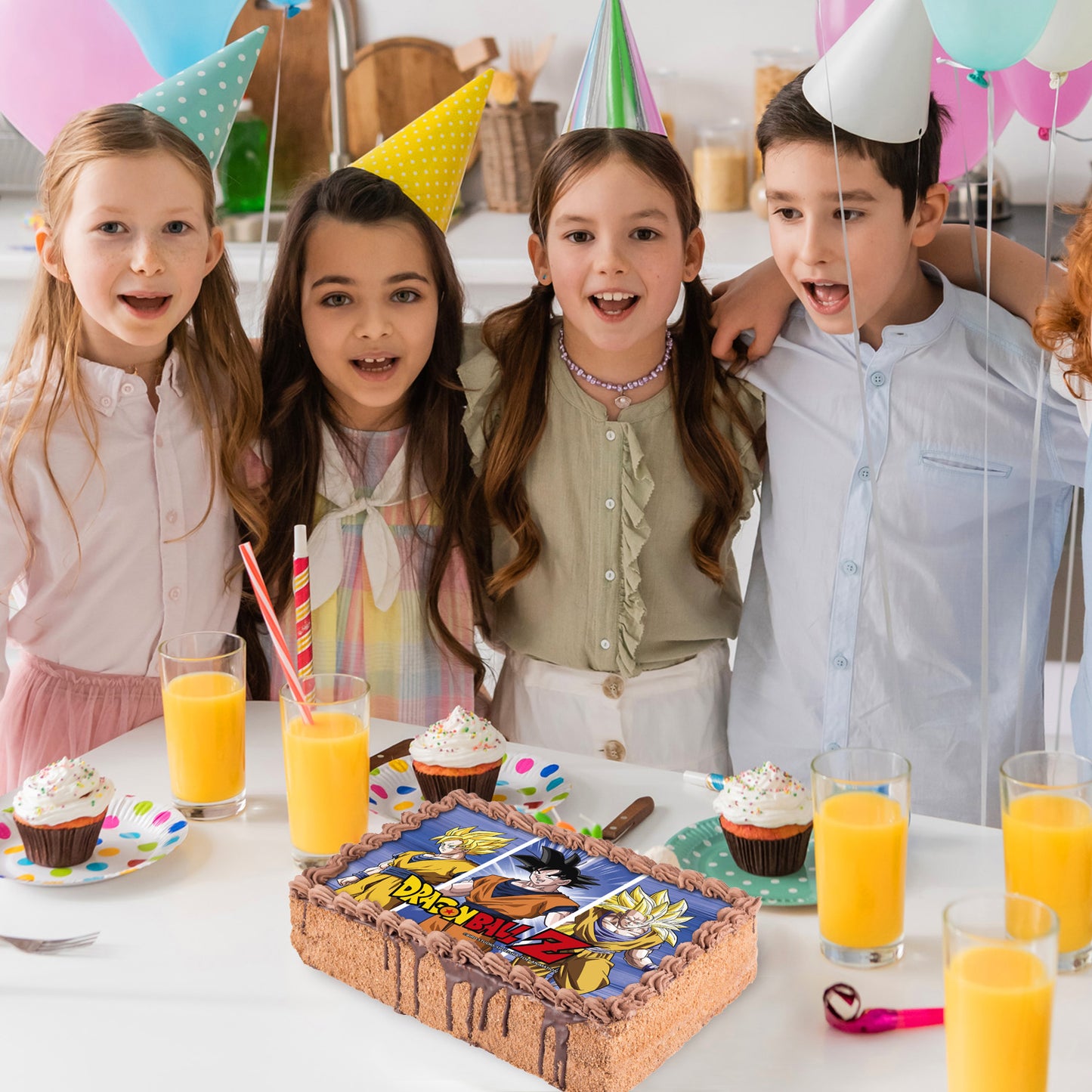 DRAGON BALL FONDANT DECORATION CAKE 14,8X21CM