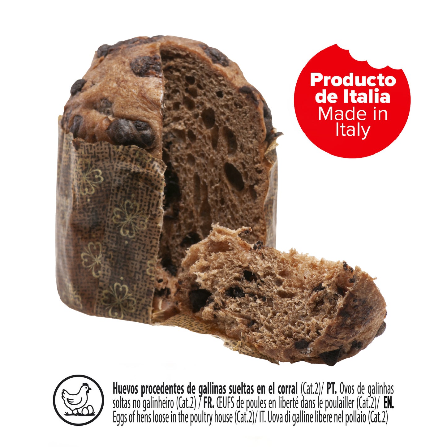PANETTONE WITH CHOCOLATE THE ELF 100GR