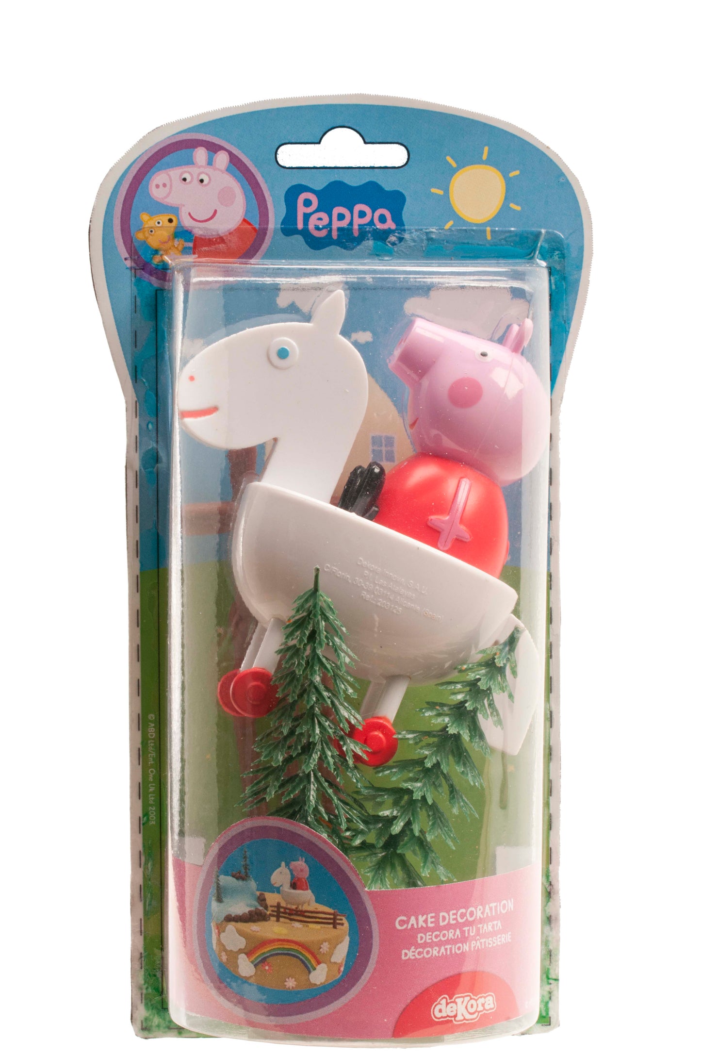KIT PVC RETAIL PEPPA PIG PARA DECORAR TARTAS
