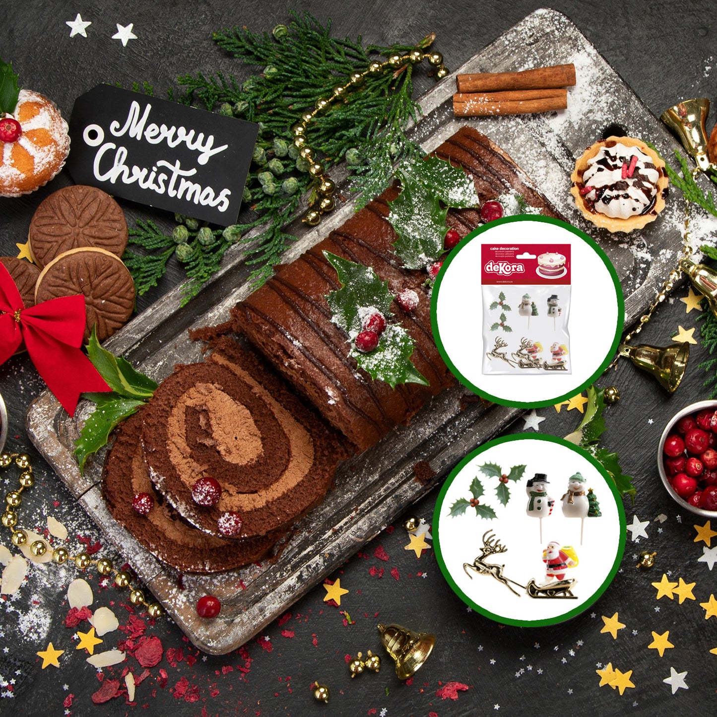 KIT 6 PIEZAS NAVIDAD